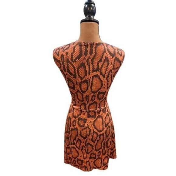 WeWoreWhat Tank Style Skater Dress in Snake Print – NWOT – Size Large - Picture 6 of 10